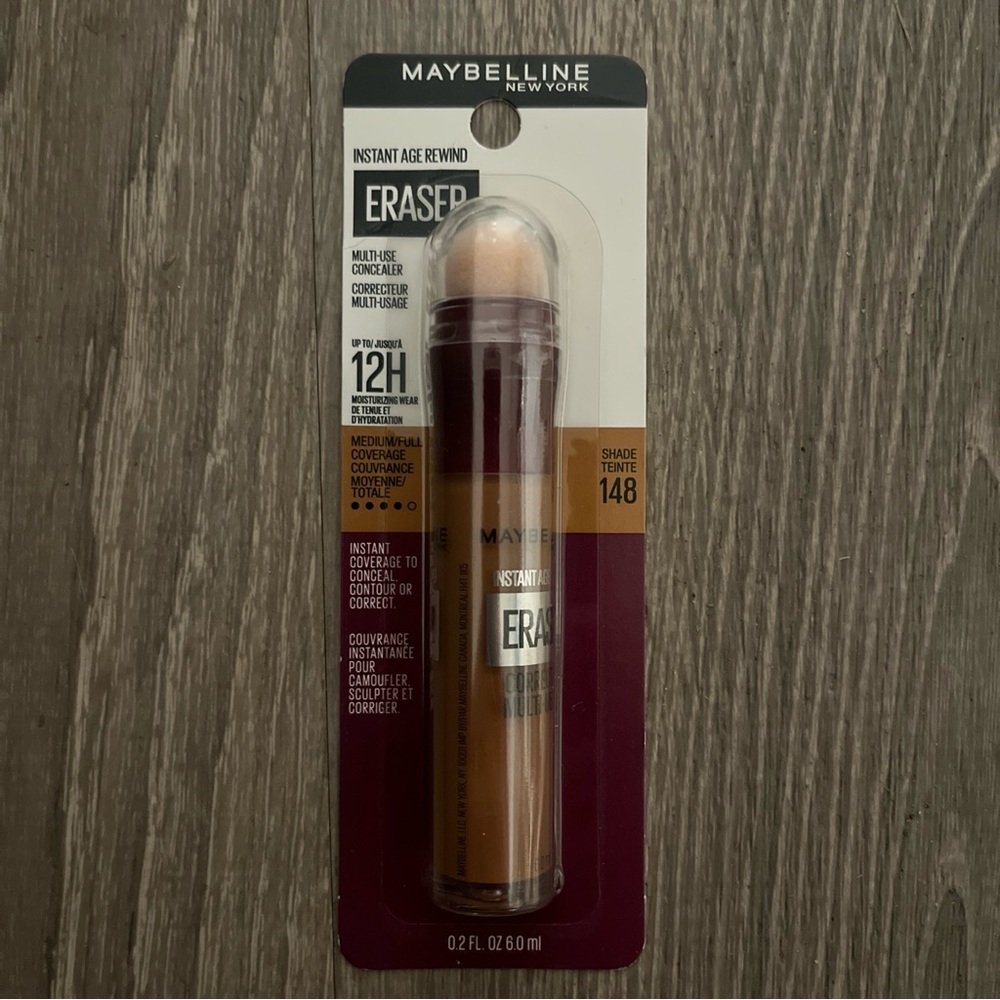 Maybelline Instant Age Rewind Instant Eraser Multi Use Concealer 148, 0.2 fl oz